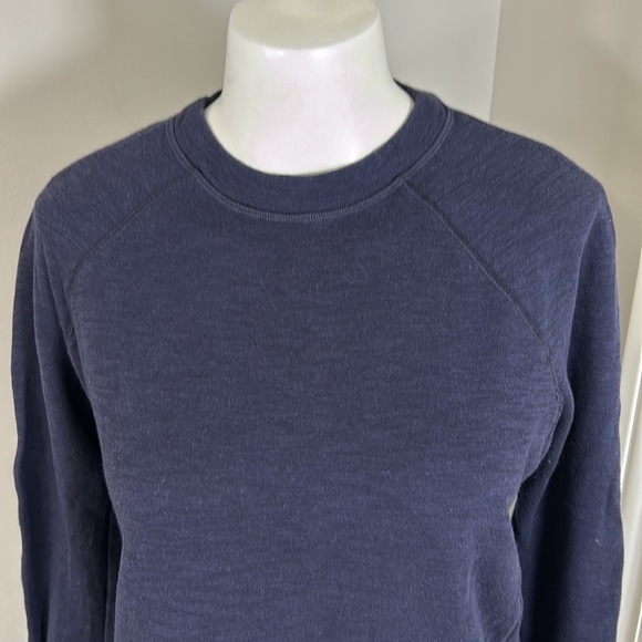 LULULEMON Ready to Roll Crew Navy Blue Sweater Long Sleeve Relaxed Fit - Picture 4 of 11
